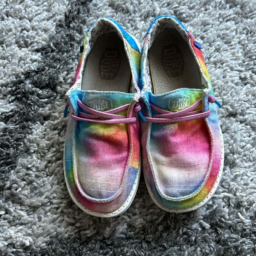 HeyDude Unicorn shoes, preloved